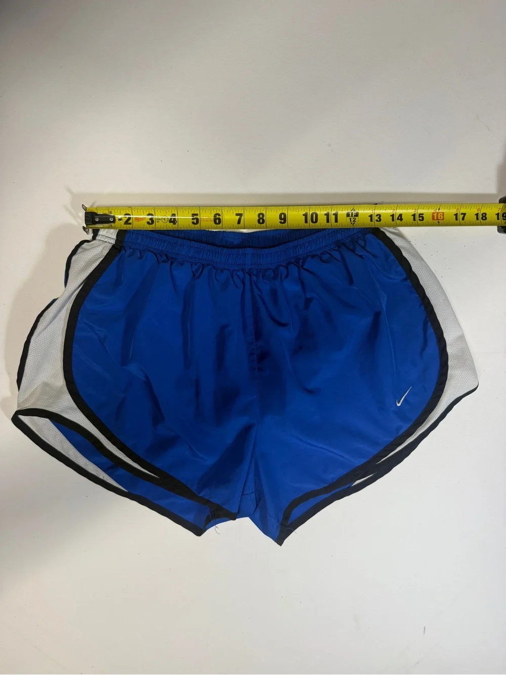 Nike Women's Royal Blue Athletic Shorts with White & Black Trim